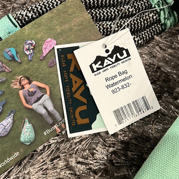 Kavu Shoulder Rope Bag.  Watermelon - Picture 2 of 8